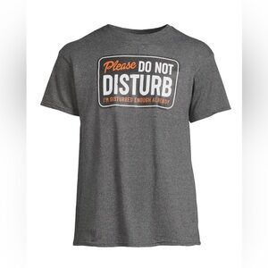 Please Do Not Disturb Graphic Tee with Short Sleeves